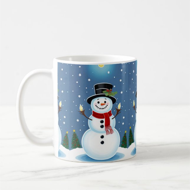 Happy Snowman Kaffeetasse (Links)