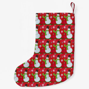 Happy Snowman Kleiner Weihnachtsstrumpf