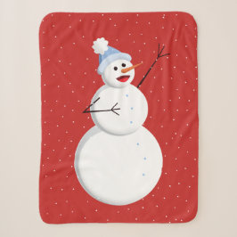 Happy Snowman Snowman Musical Weihnachten Sherpadecke