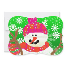 Happy Snowman Weihnachtsfeiertag