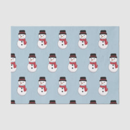 Happy Snowman Weihnachtsfeiertag Seidenpapier