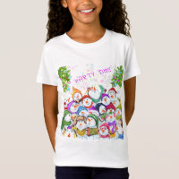 Happy Snowmans Frohe Weihnachts-Party Kinder T - S