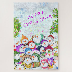Happy Snowmans Frohe Weihnachtsfeier Spaß