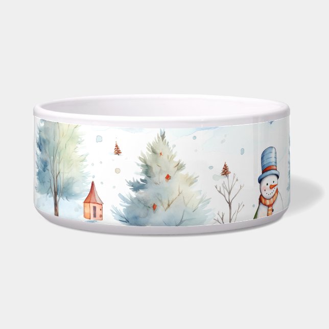 Happy Snowmen Pattern Napf (Vorderseite)