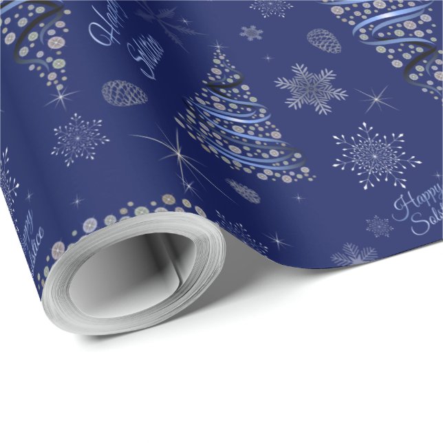 Happy Solstiz Geschenkpapier (Rolleneckpunkt)