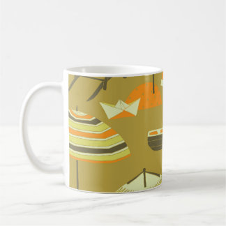 Happy Sommertime Fun Seamless Muster Kaffeetasse
