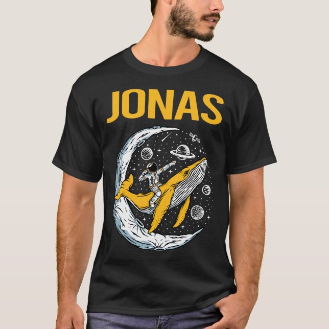 Happy Space - Jonas Name T-Shirt (Vorderseite)