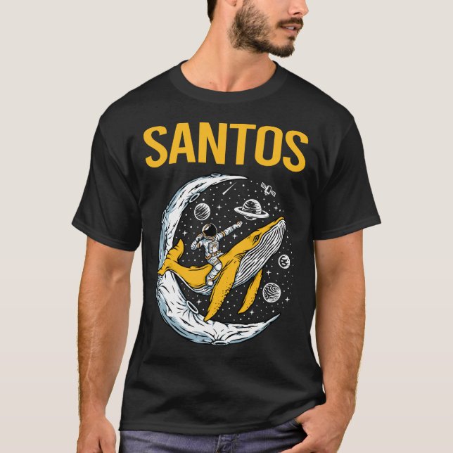 Happy Space - Santos Name T-Shirt (Vorderseite)