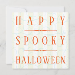 Happy Spooky Halloween Card Template