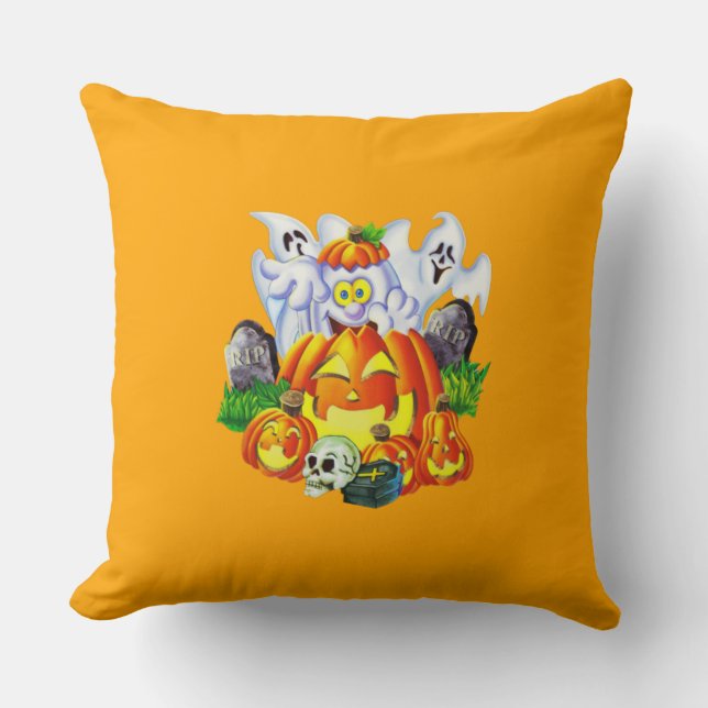 Happy Spooky Halloween Kissen (Vorderseite)