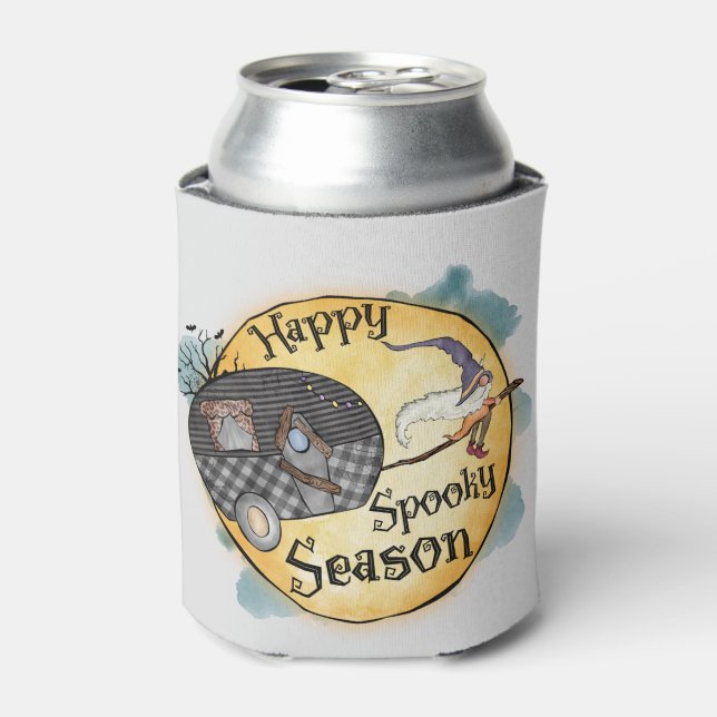 Happy Spooky Season | Halloween-Camping Dosenkühler (Kanne Vorderseite)