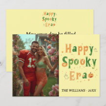 Happy Spooky-Zeitkarte , Foto halloween