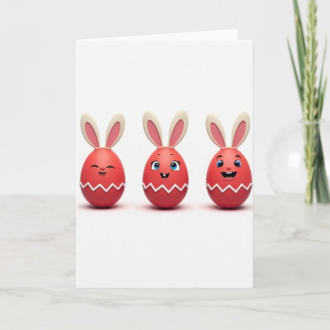 Happy Spring Animal Friends Card Karte (Vorderseite)