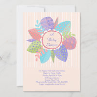 Happy Spring Baby Shower Einladung