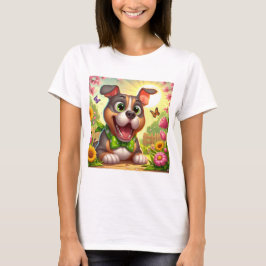 Happy Spring Pittie T-Shirt