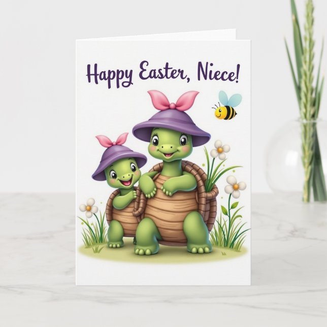 Happy Spring Reptile Friend Card Karte (Vorderseite)