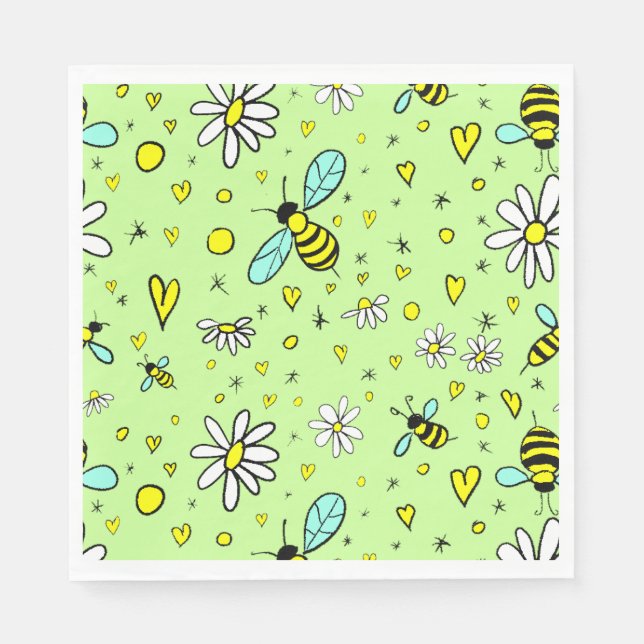 happy spring serviette (Vorderseite)