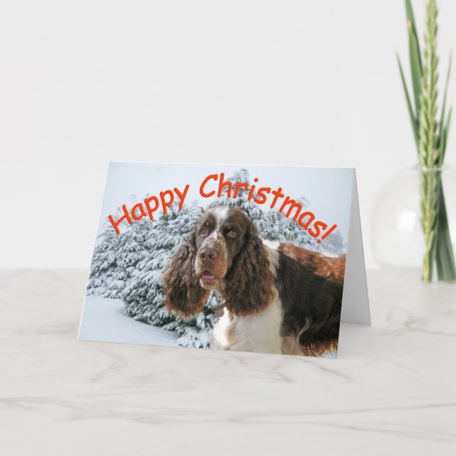 Happy Springer Xmas! Feiertagskarte (Vorderseite)