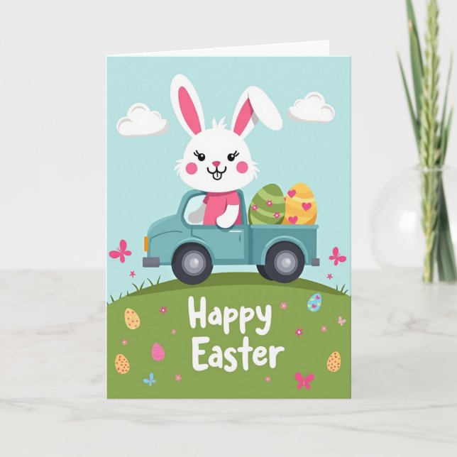 Happy Springtime Delivery Card Karte (Vorderseite)