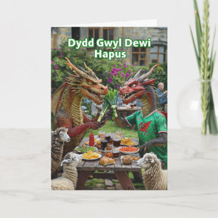 Happy St David's Day Card Karte