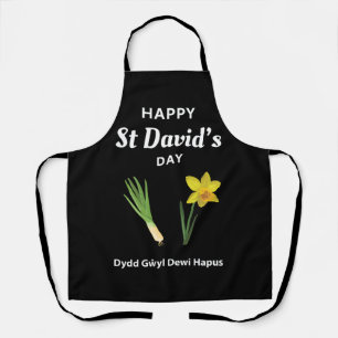 Happy St David's Day Dydd GÆDewi Hapus 4 Schürze