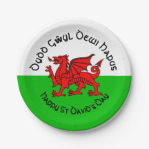 Happy St Davids Day in Celtic Style 7"