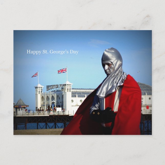 Happy St. George's Day Postkarte (Vorderseite)