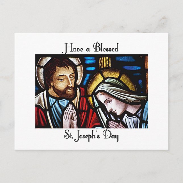 Happy St. Joseph's Day Postkarte (Vorderseite)