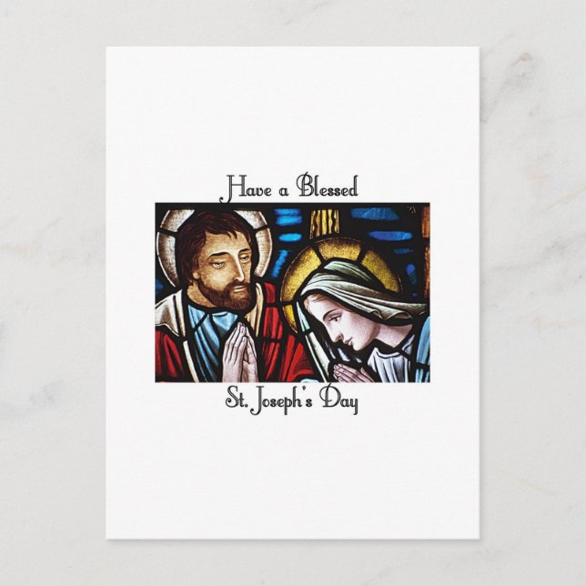 Happy St. Joseph's Day Postkarte (Vorderseite)