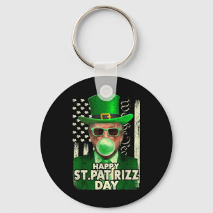 Happy St Pat Rizz Day Funny St Patricks Day Schlüsselanhänger