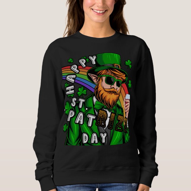Happy St. Pat Rizz Day Sweatshirt (Vorderseite)