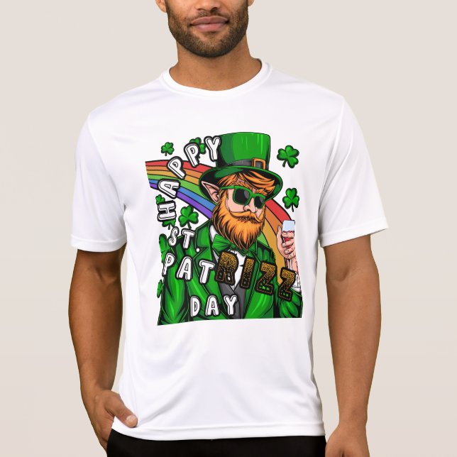 Happy St. Pat Rizz Day T-Shirt (Vorderseite)