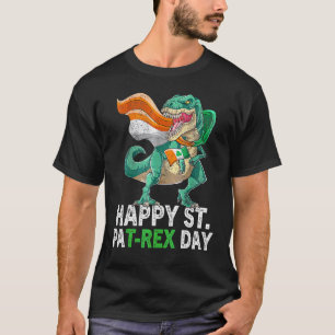 Happy St Pat Trex Day Dino St Patricks Day Toddle T-Shirt