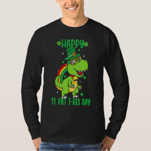 Happy St Pat Trex Day Dino St Patricks Day Toddle T-Shirt