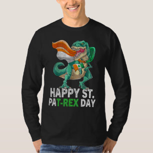 Happy St Pat Trex Day Dino St Patricks Day Toddle T-Shirt