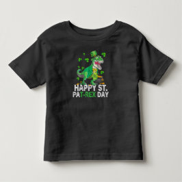 Happy St Pat Trex Day Dinosaur Kleinkind St Patric T-shirt