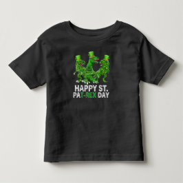 Happy St Pat Trex Day Dinosaur Kleinkind St Patric T-shirt