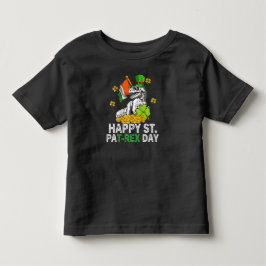 Happy St Pat Trex Day Dinosaur Kleinkind St Patric T-shirt
