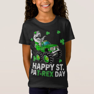 Happy St Pat Trex Day Dinosaur Kleinkind St Patric T-Shirt