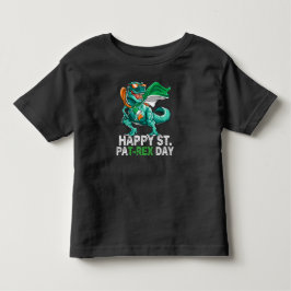 Happy St Pat Trex Day Dinosaur Kleinkind St Patric T-shirt