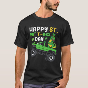Happy St Pat Trex Day Kids Boy Kleinkind St Patric T-Shirt