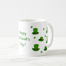 Happy St Patri Minimalistische Niedliche Kaffee Ta Kaffeetasse