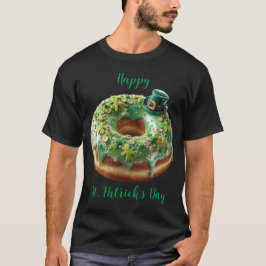 Happy St. Patrick’s Day Donut with Leprechaun Hat T-Shirt