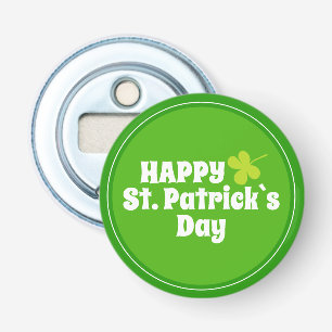 Happy St Patrick`s Day Green Lucky Kleeblatt Flaschenöffner