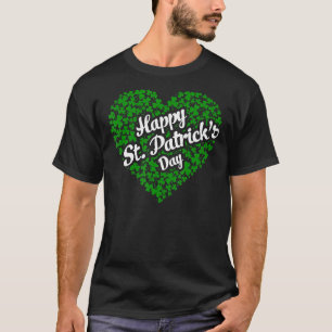 Happy St Patrick S Day Irish Clover Kleeblatt Lepr T-Shirt