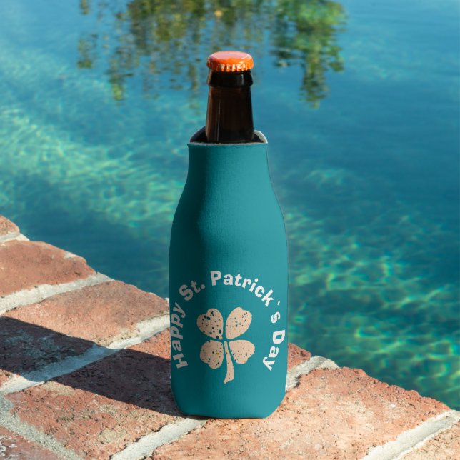 Happy St. Patrick`s Day Kleeblatt Clover Flaschenkühler (In Situ Pool)
