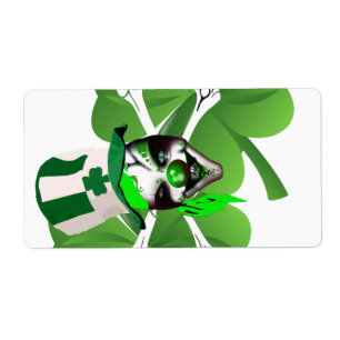 Happy St Patricks beängstigender Clown
