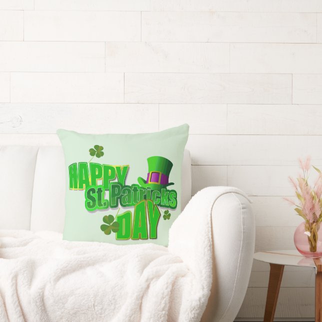 Happy St. Patrick's Day 1 Kissen (Liege)
