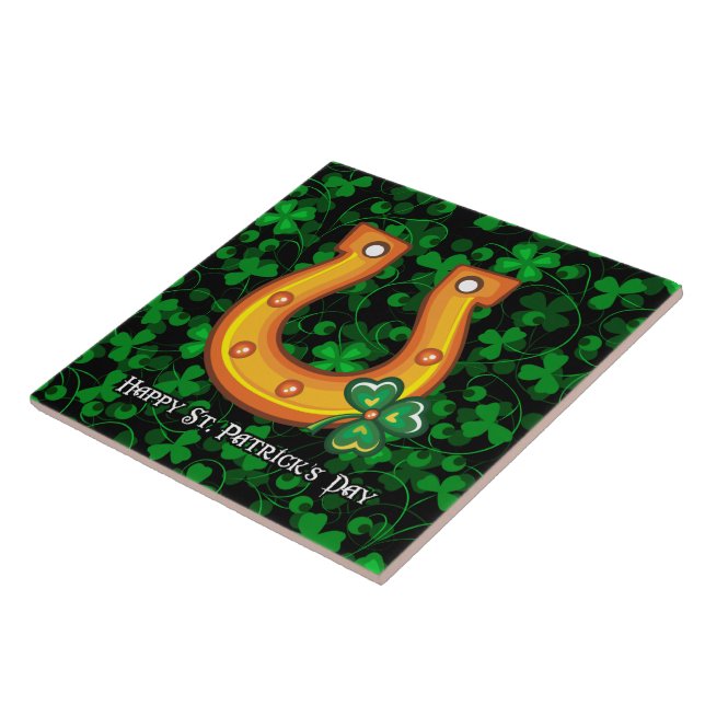 Happy St. Patrick's Day 1 Tile Fliese (Seite)