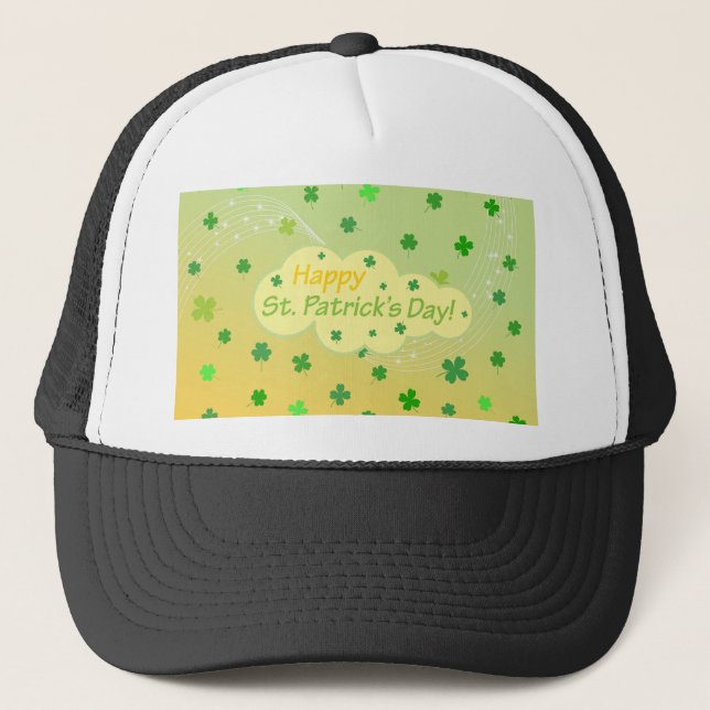 Happy St Patricks Day 1 Truckerkappe (Vorderseite)